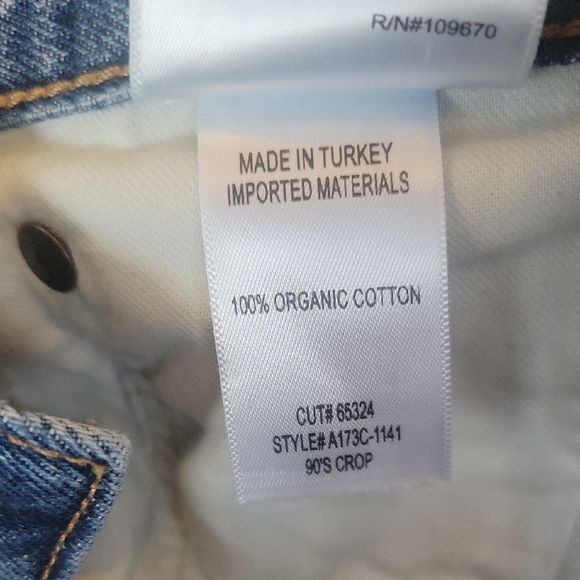 AGOLDE 90's Crop Button Fly Jean - Picture 8 of 11